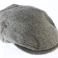 John Hanley & Co Ltd Mens Olive PURE Wool NEWSBOY Ivy Cap MULTIPLE SIZES