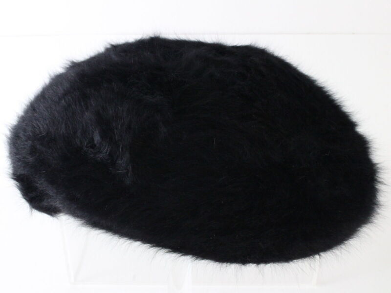 Kangol Ladies Black Angora Blend Fur Cap MULTIPLE SIZES