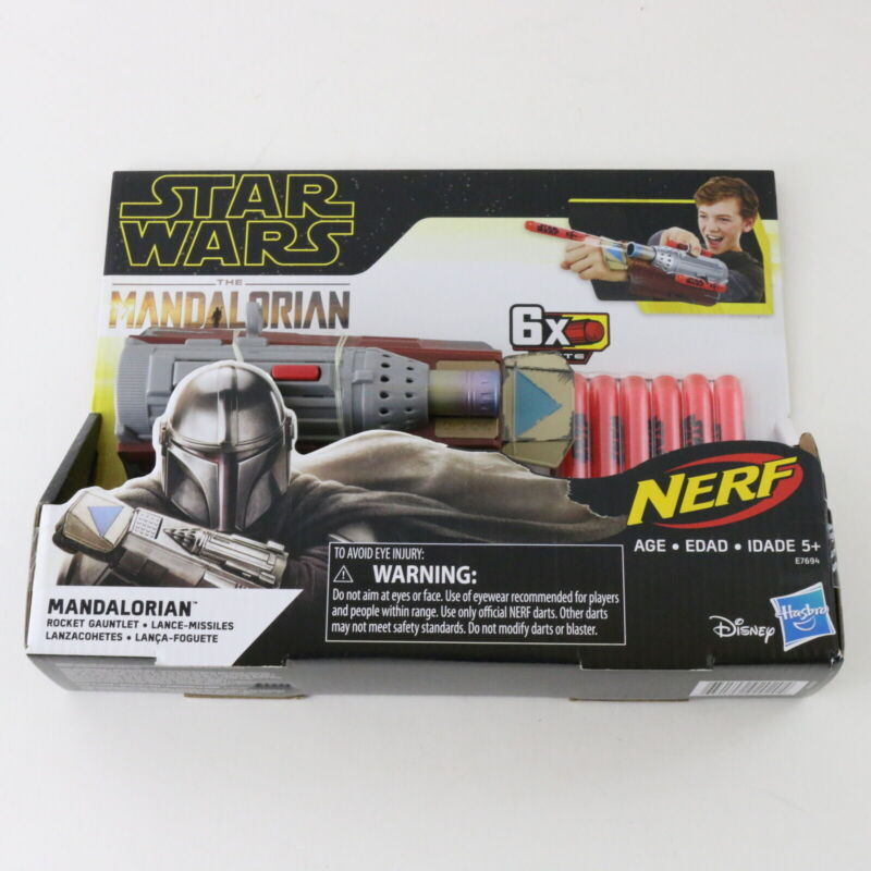 Star Wars Mandalorian Lot Of 2 Accessories & Rocket Gauntlet