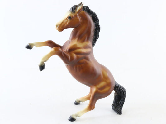 Rearing Stallion Bay Horse Rex Breyer 1965-1980 Plastic Classic Series