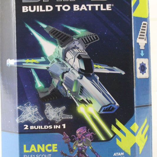 Lance Sv-51 Scout Atam Figure Snap Ships Starship Kit Play Monster 9501