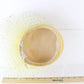 Jack Mcconnell New York Ladies Yellow Boutique CHURCH Hat Mesh And Rhinestones